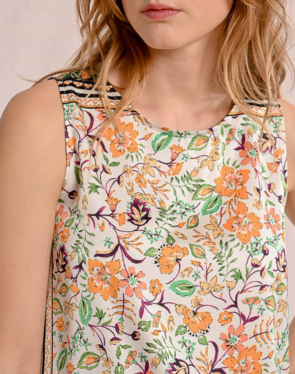 MOLLY BRACKEN LADIES WOVEN TOP