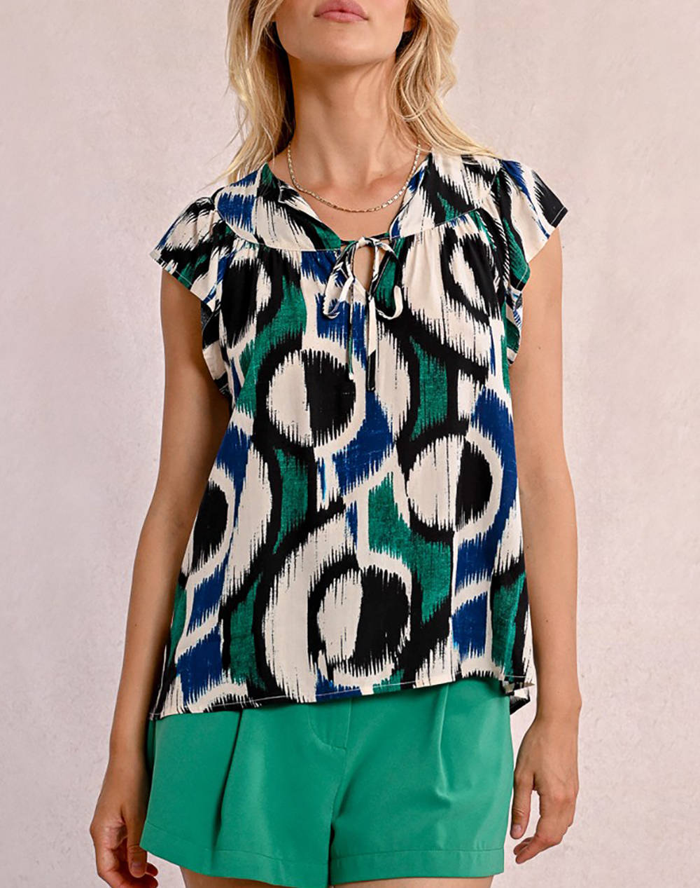 MOLLY BRACKEN LADIES WOVEN TOP