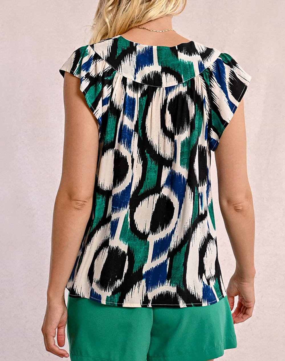 MOLLY BRACKEN LADIES WOVEN TOP
