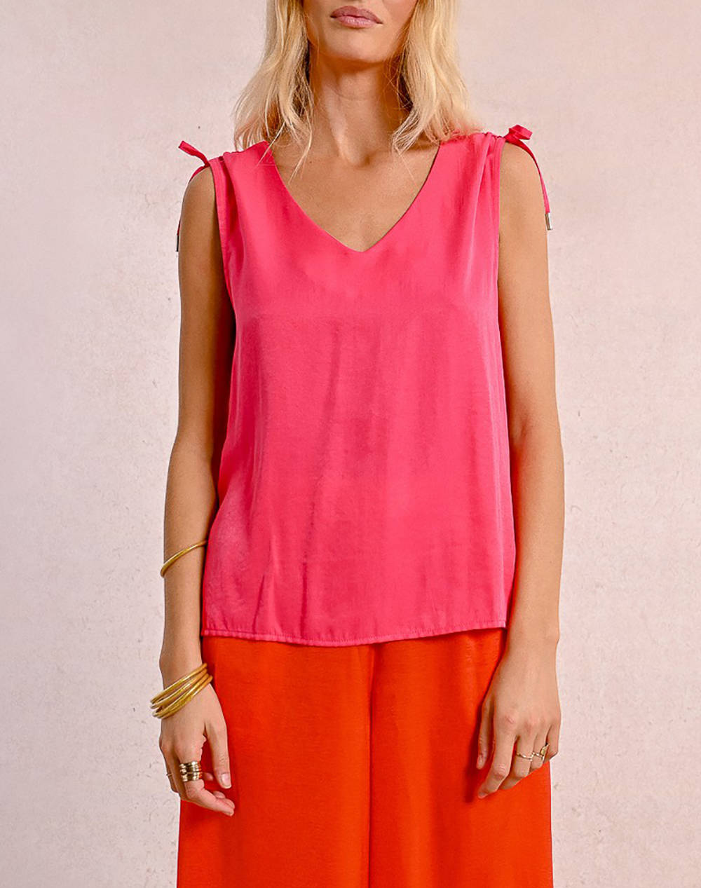 MOLLY BRACKEN LADIES WOVEN TOP