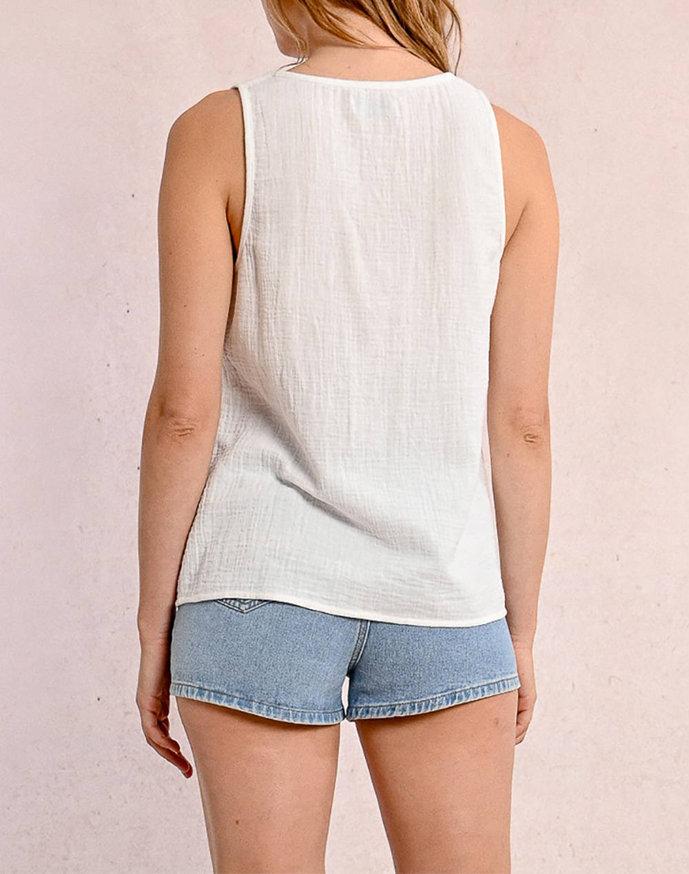 MOLLY BRACKEN LADIES WOVEN TOP