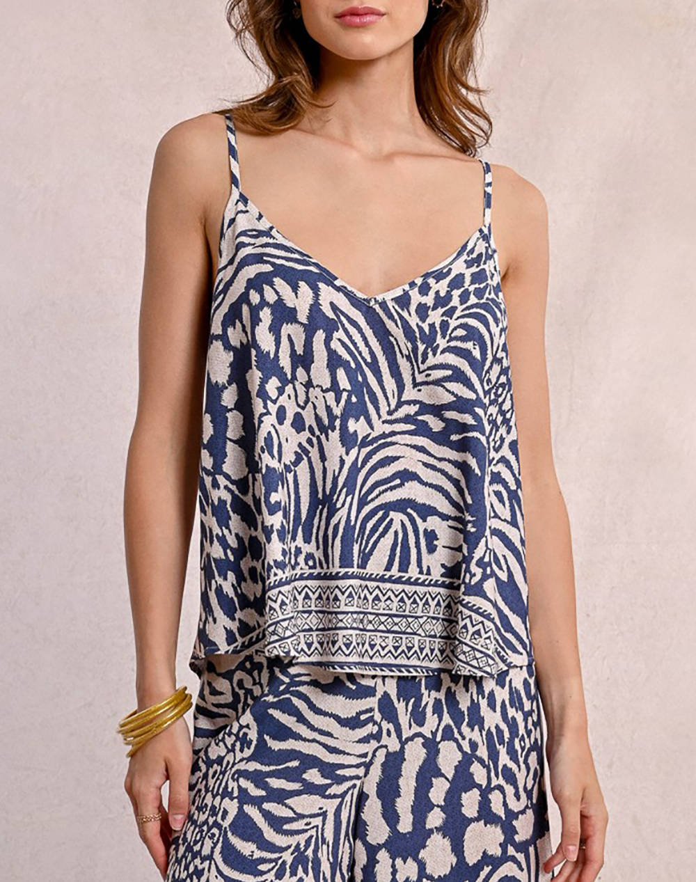 MOLLY BRACKEN LADIES WOVEN CAMISOLE