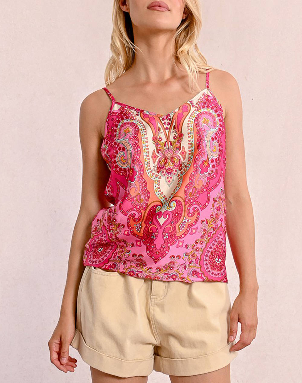 MOLLY BRACKEN LADIES WOVEN CAMISOLE