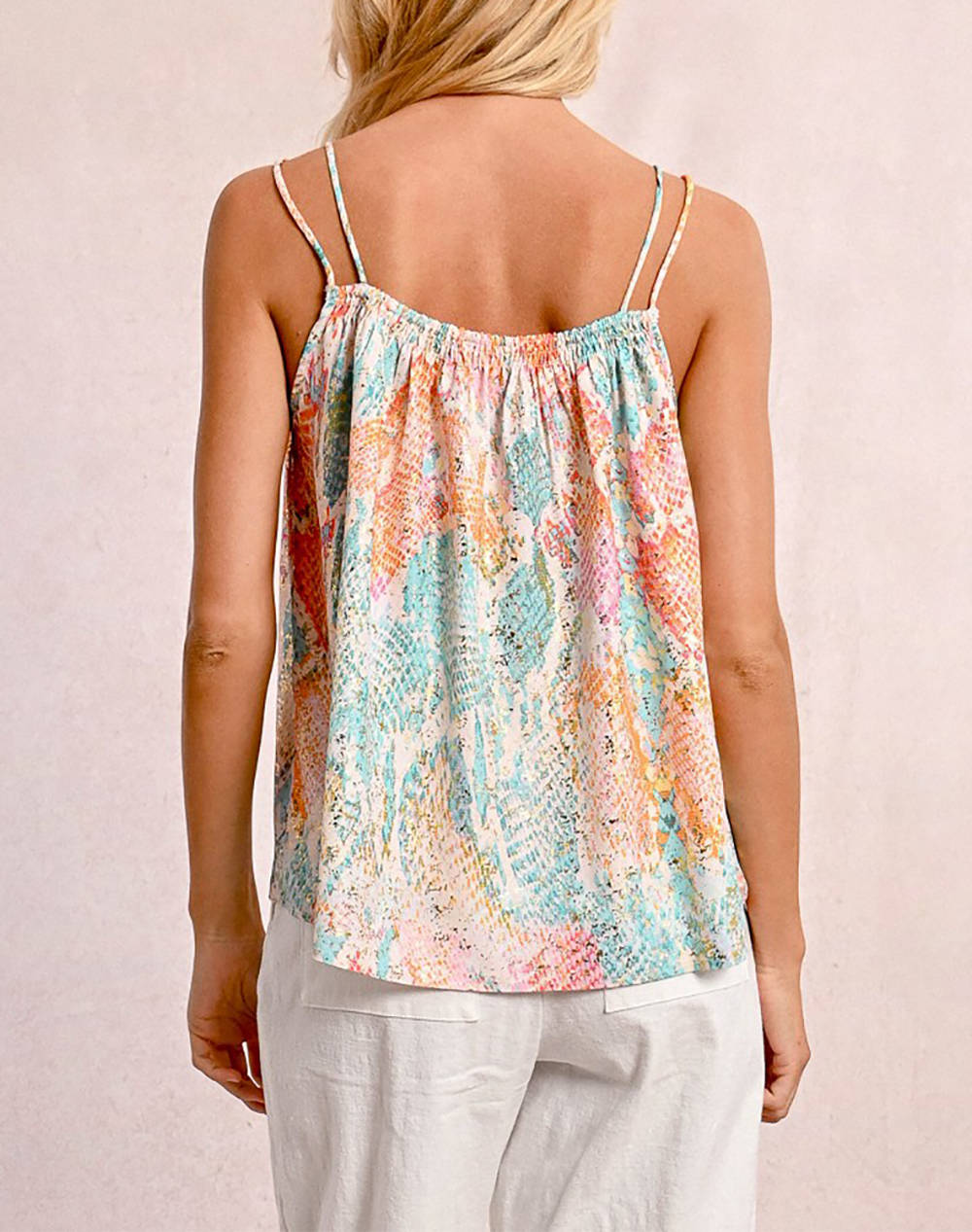 MOLLY BRACKEN LADIES WOVEN CAMISOLE