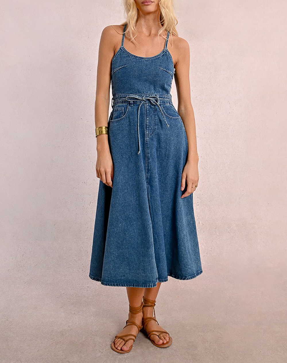 MOLLY BRACKEN LADIES WOVEN DRESS