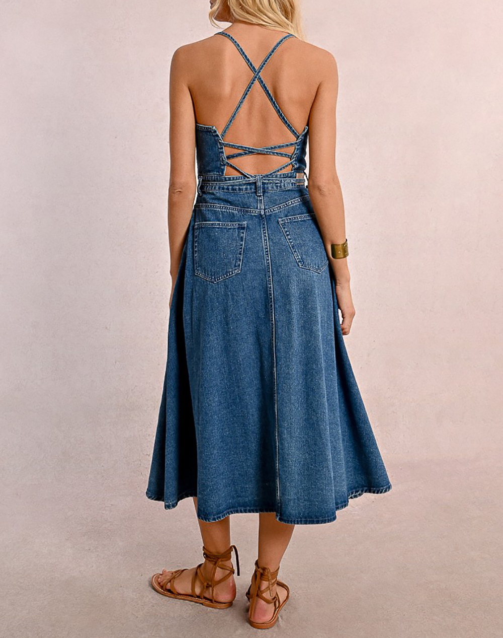 MOLLY BRACKEN LADIES WOVEN DRESS