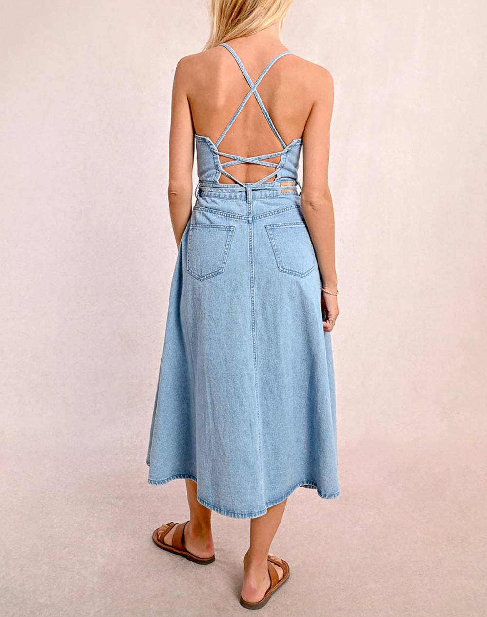 MOLLY BRACKEN LADIES WOVEN DRESS
