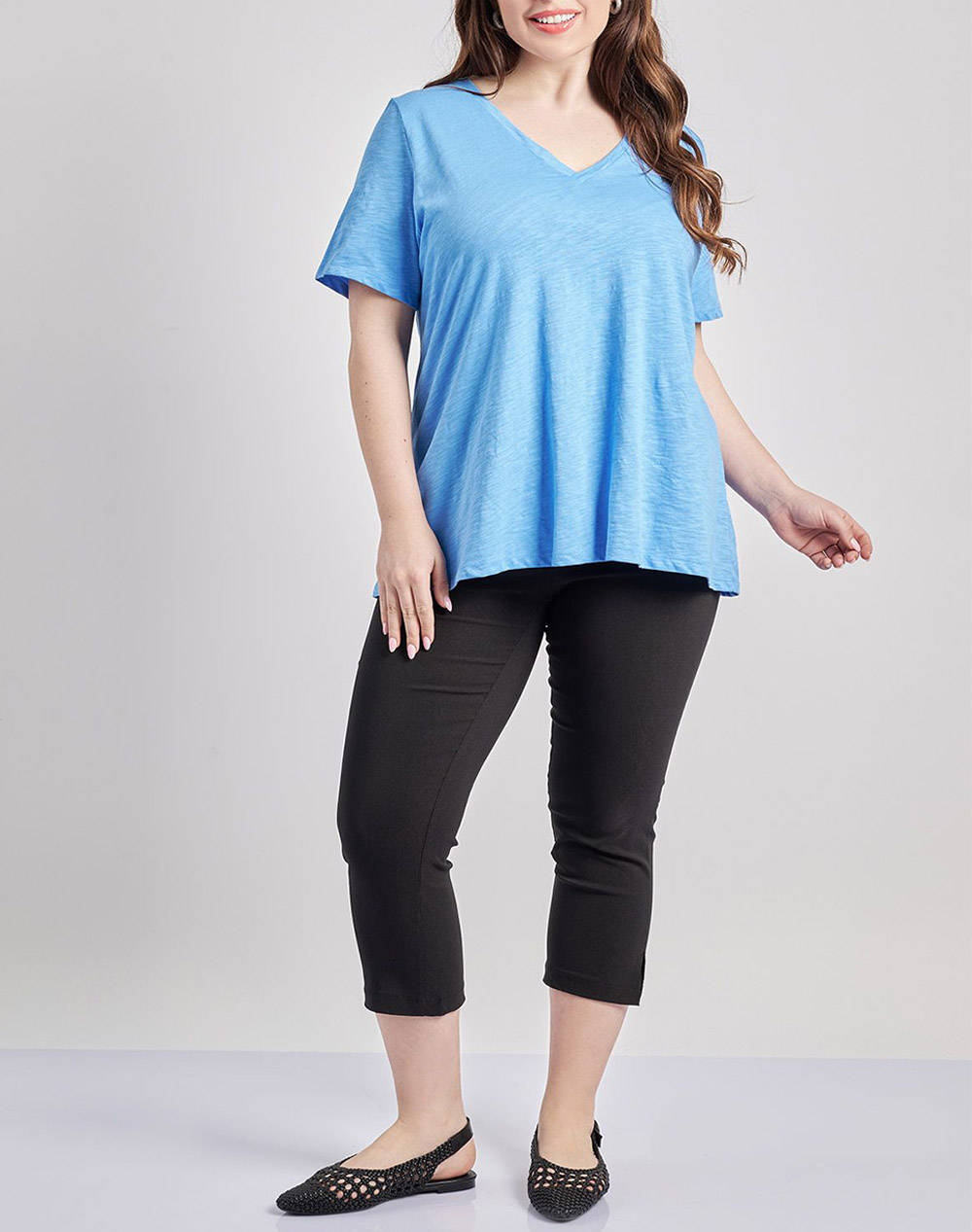 PARABITA Pantaloni elastici capri-colanti