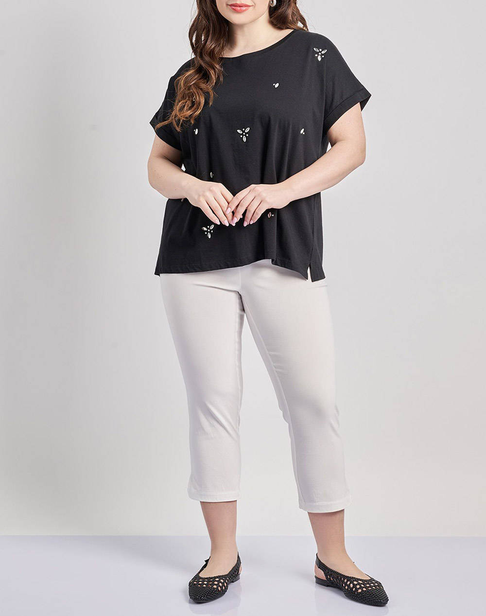 PARABITA Pantaloni elastici capri-colanti