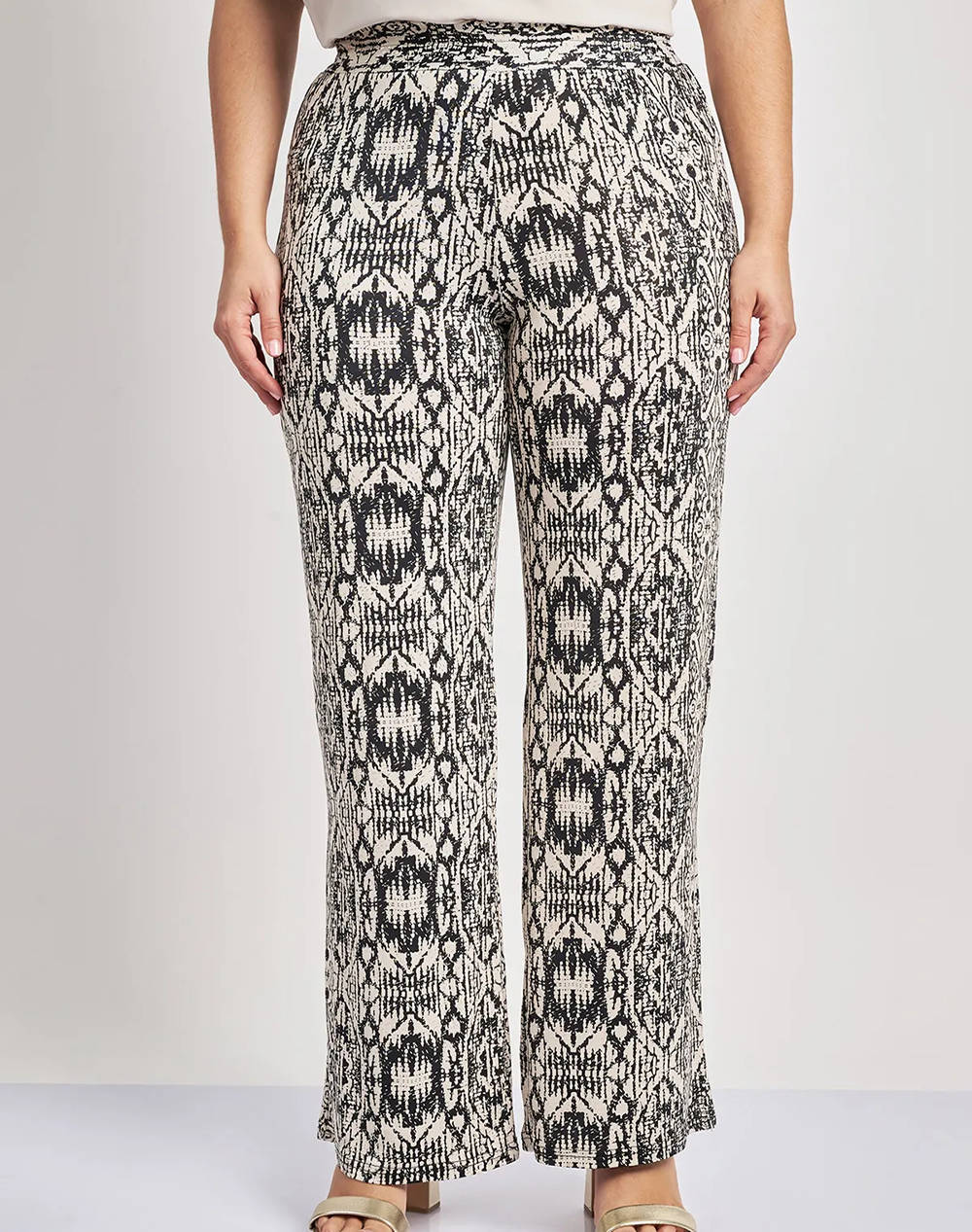 PARABITA Pantaloni cu imprimeu boho super jersey