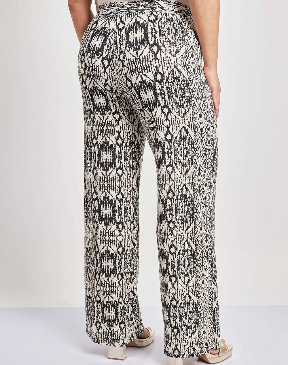 PARABITA Pantaloni cu imprimeu boho super jersey
