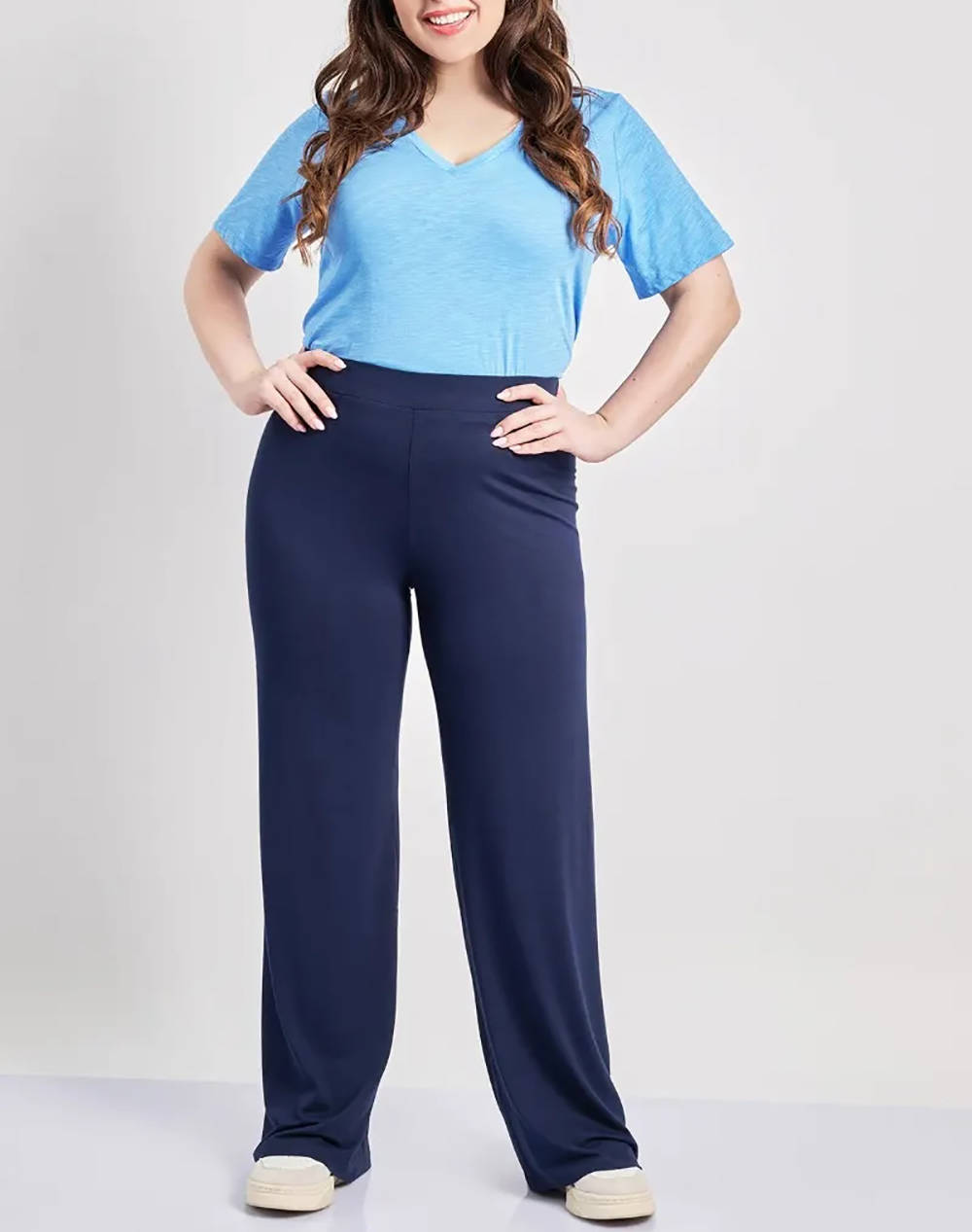 PARABITA Pantaloni elastici in linie dreapta