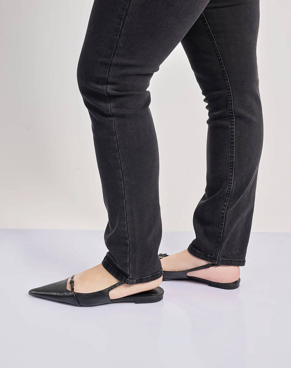 PARABITA Pantaloni jean slim fit negru