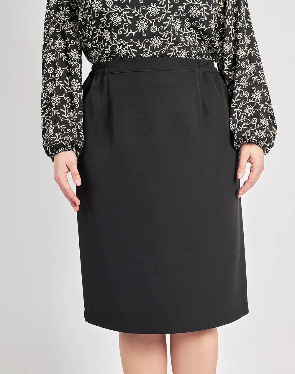 PARABITA Fusta midi crep