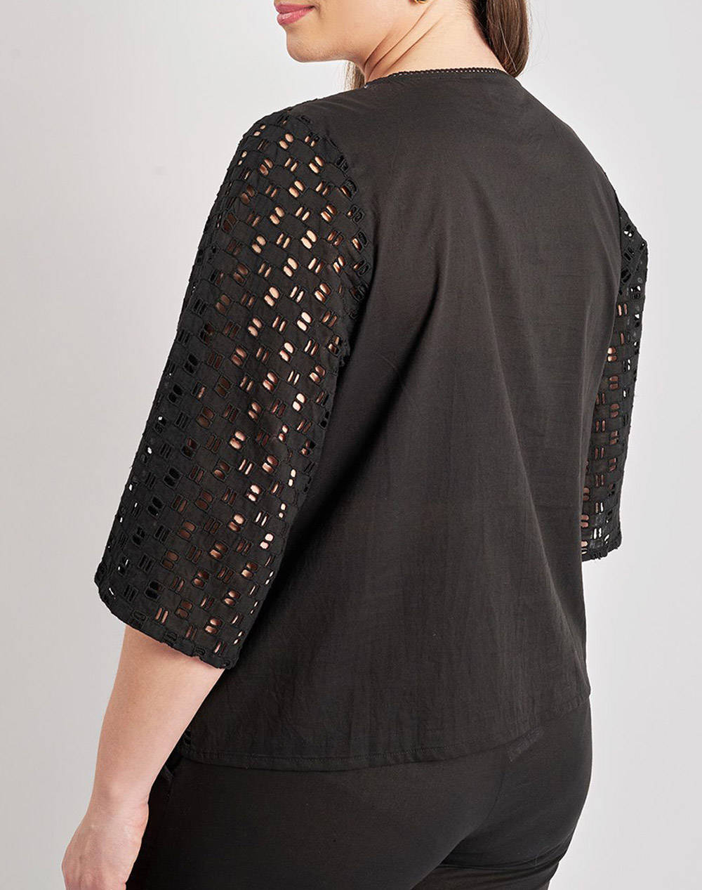 PARABITA Bluza broderie, boxy