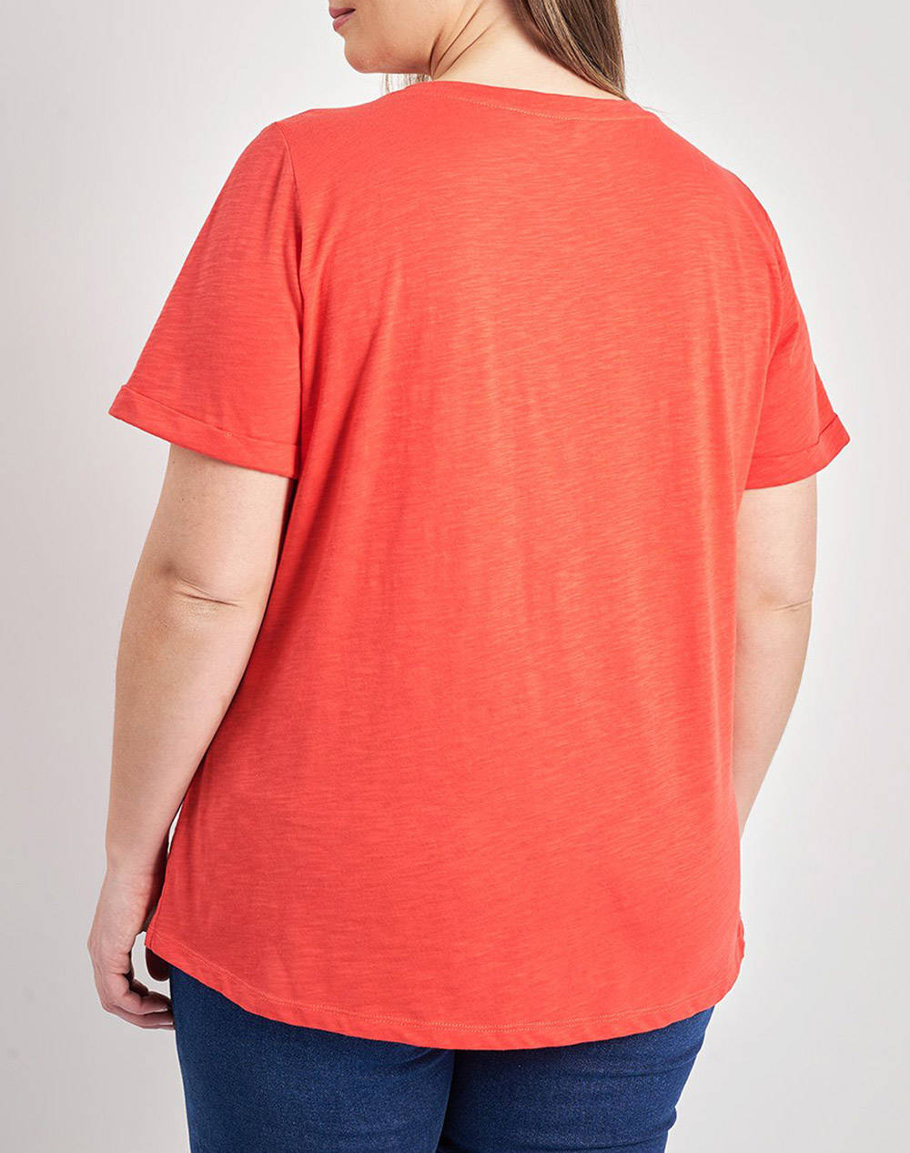PARABITA Basic bluza de bumbac cu maneca scurta cu rever