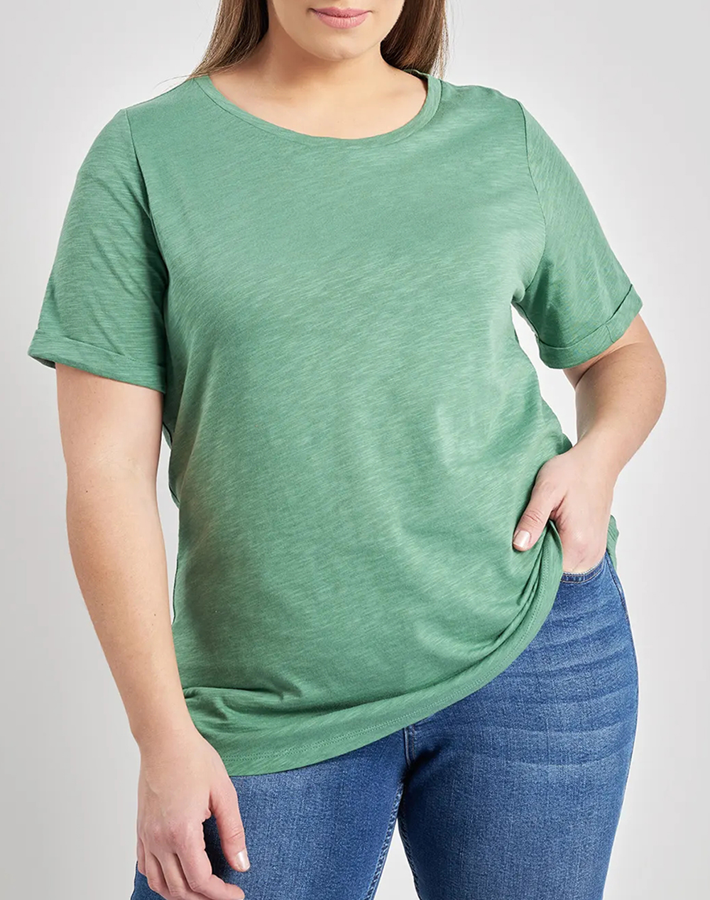 PARABITA Basic bluza de bumbac cu maneca scurta cu rever