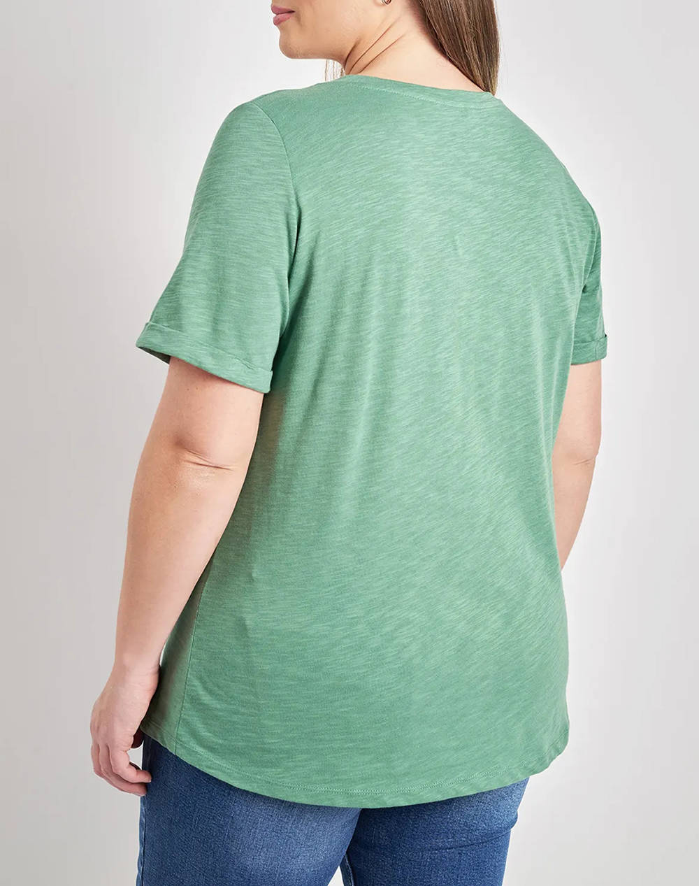 PARABITA Basic bluza de bumbac cu maneca scurta cu rever