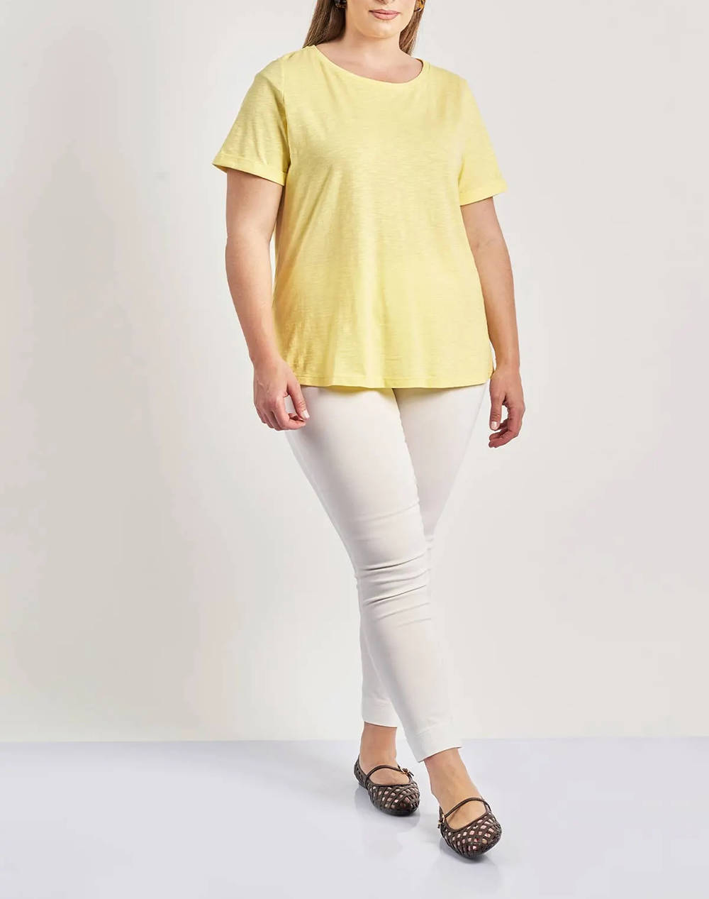 PARABITA Basic bluza de bumbac cu maneca scurta cu rever