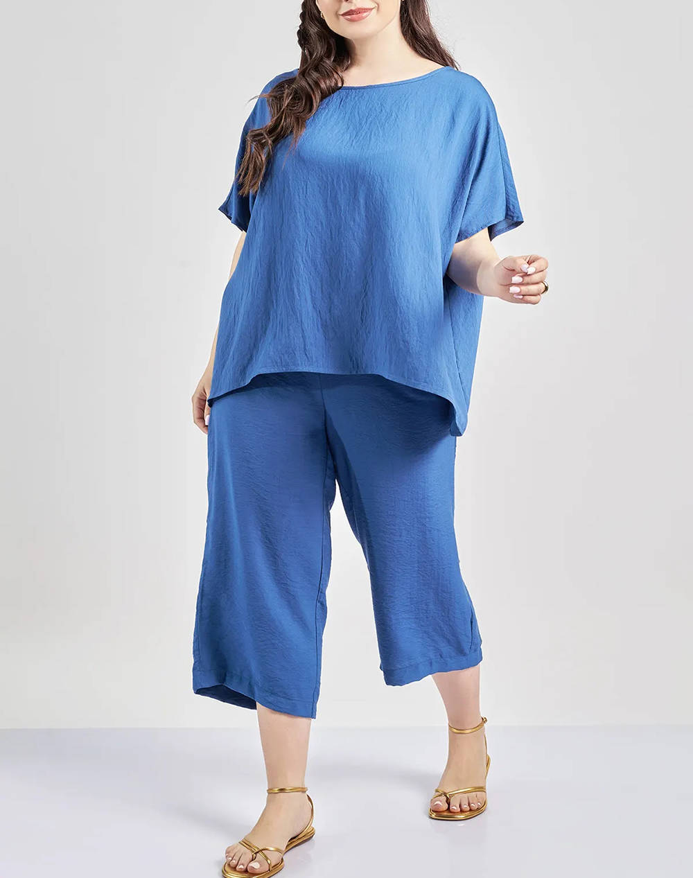 PARABITA Bluza cu maneca scurta textura incretita