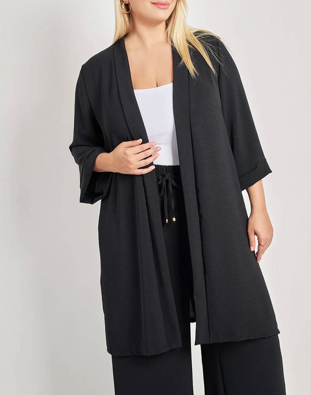 PARABITA Kimono washed in relief