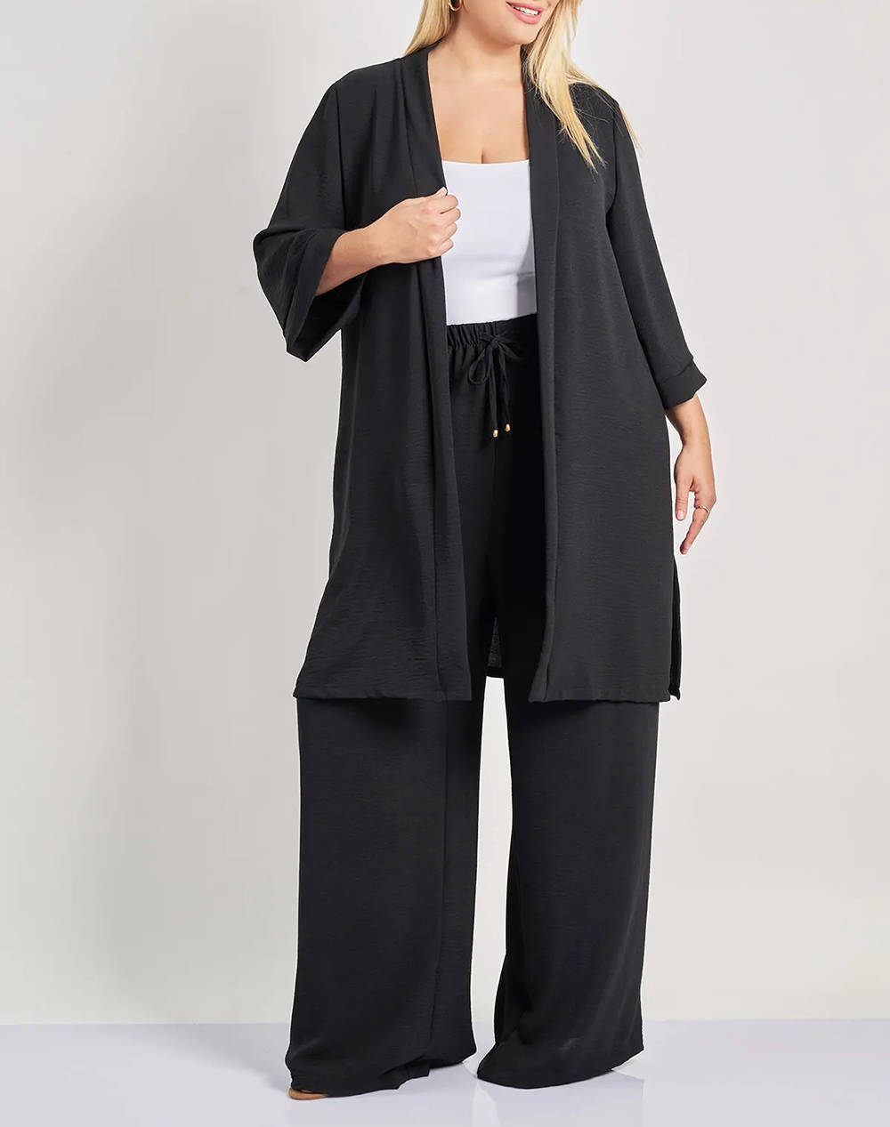 PARABITA Kimono washed in relief