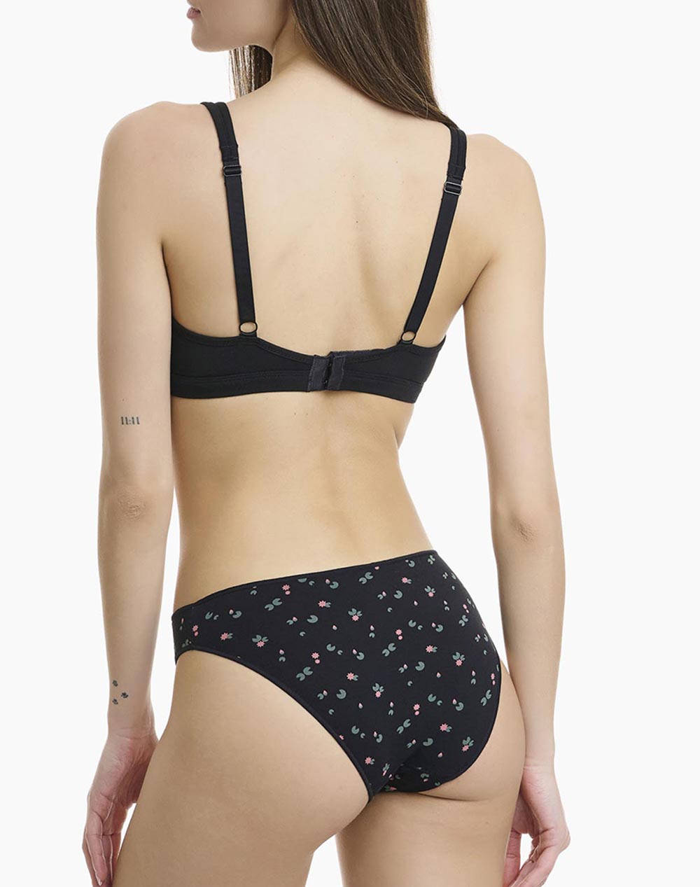 WALK DE DAMA SLIP BAMBOO CU DESIGN CROCO 2BUC