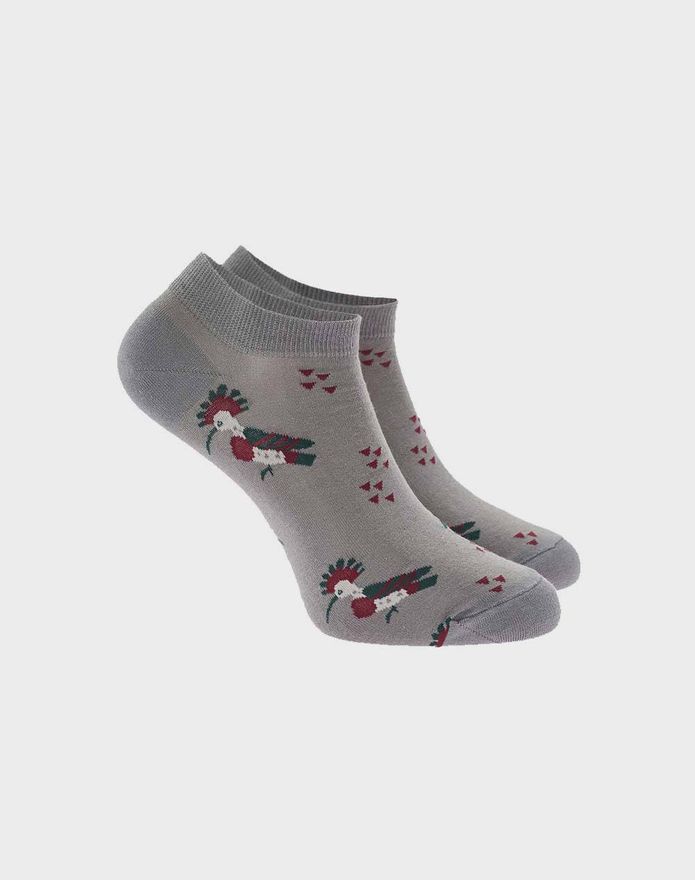 WALK SOSETE DE DAMA SCURTE DIN BUMBAC CU DESIGN
