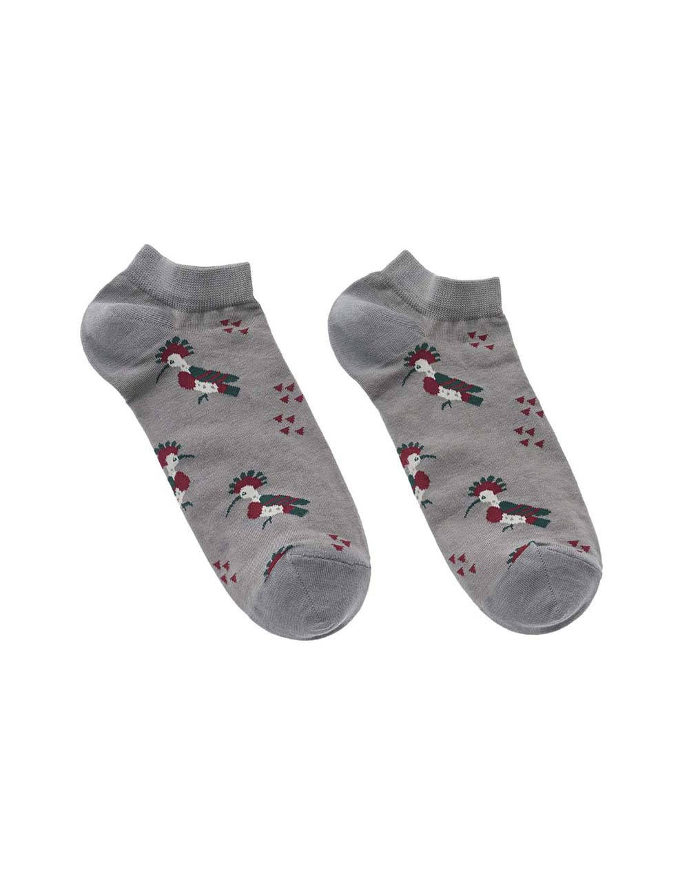 WALK SOSETE DE DAMA SCURTE DIN BUMBAC CU DESIGN