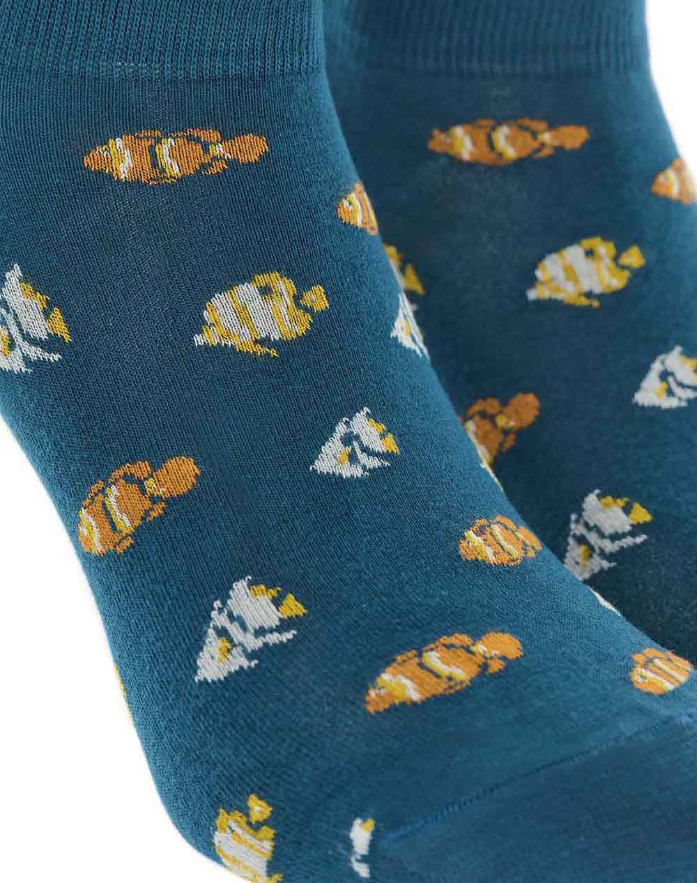 WALK SOSETE DE DAMA SCURTE DIN BAMBUS CU DESIGN