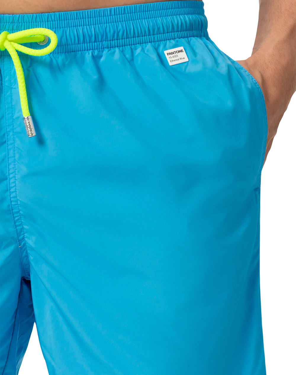 MC2 LIGHTING PANTONE-SWIMSHORT-34 ACQUA BLUE PNT