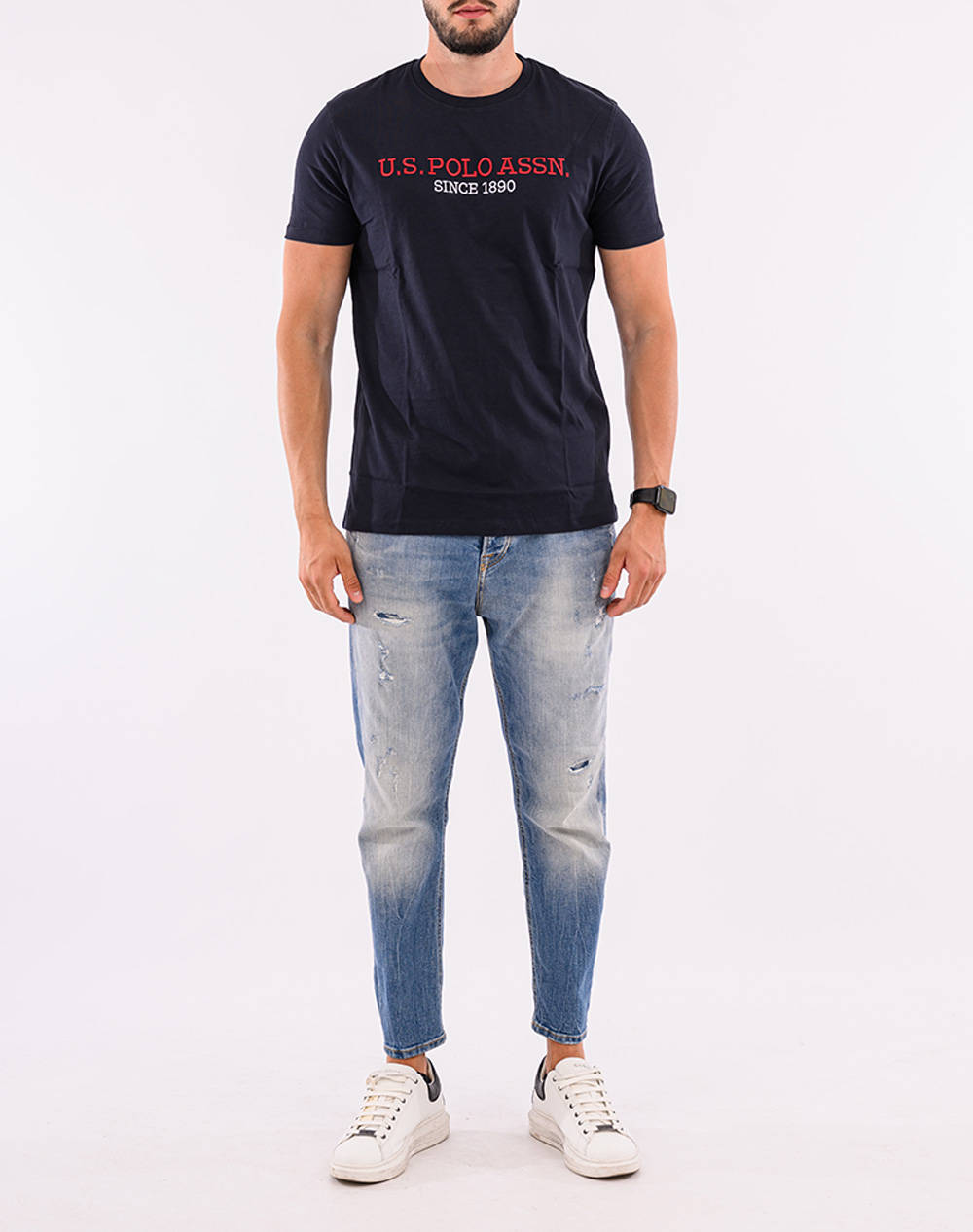 US POLO ASSN MICK 000148 P63B LOGO TSHIRT SS BLUZA DE BARBATI