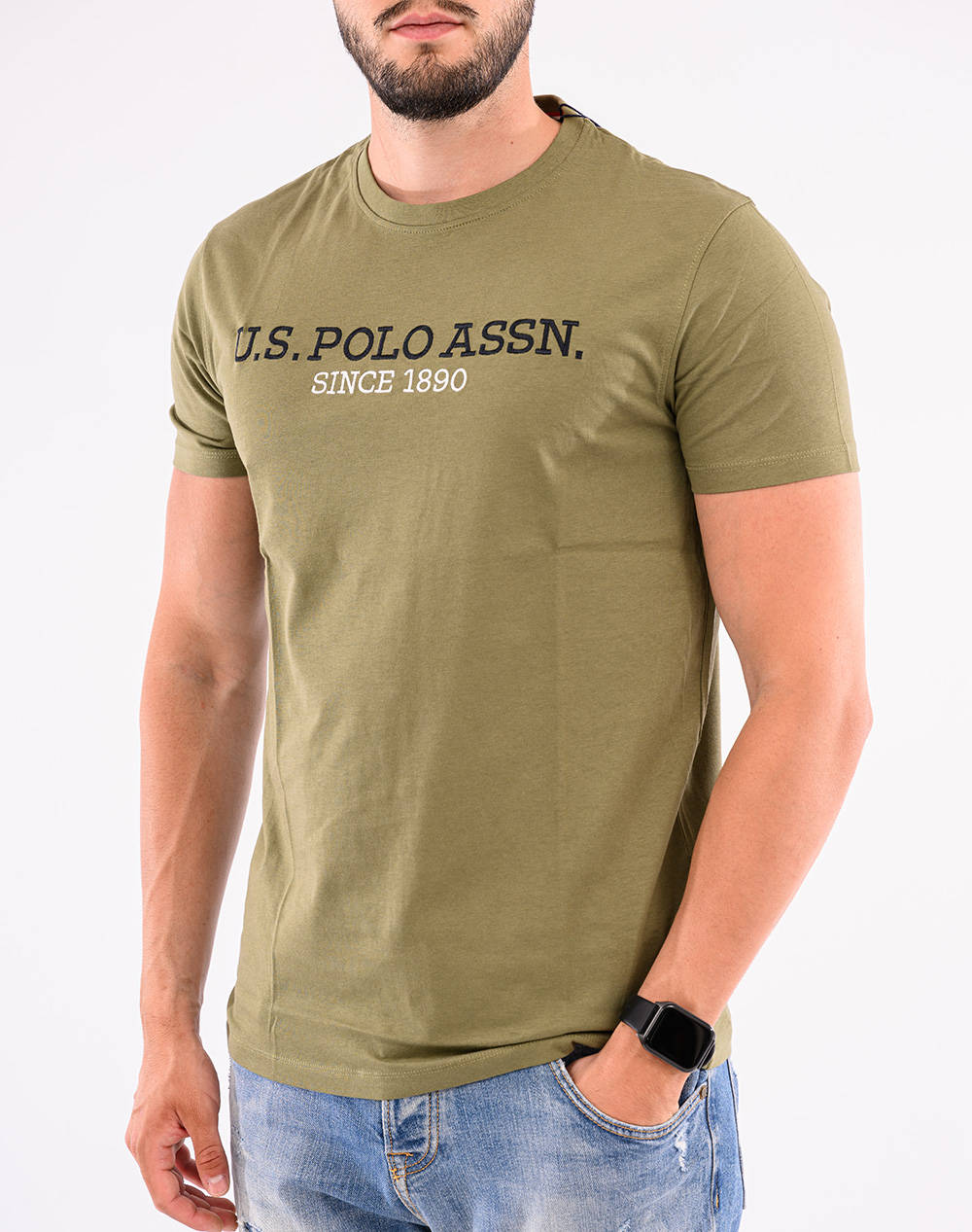 US POLO ASSN MICK 000148 P63B LOGO TSHIRT SS BLUZA DE BARBATI
