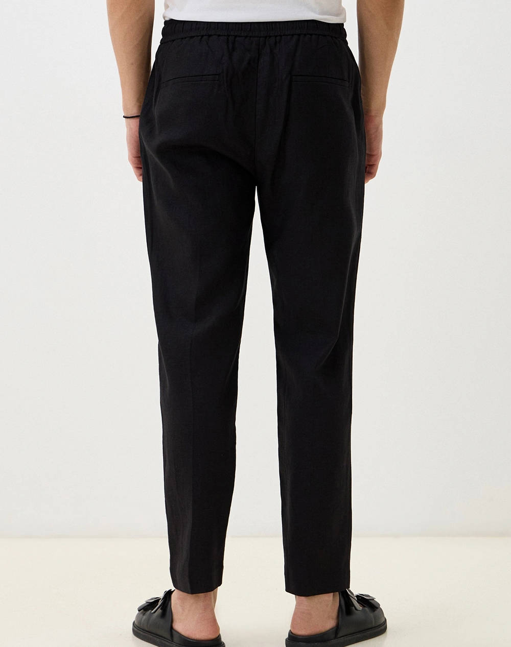 ANTONY MORATO MMTR00748FA800126 MIN OF 6 TROUSERS NEIL REGULAR FIT IN TWILL LINEN VISCOSE BLEND FABRIC PANTALONI DE BARBATI
