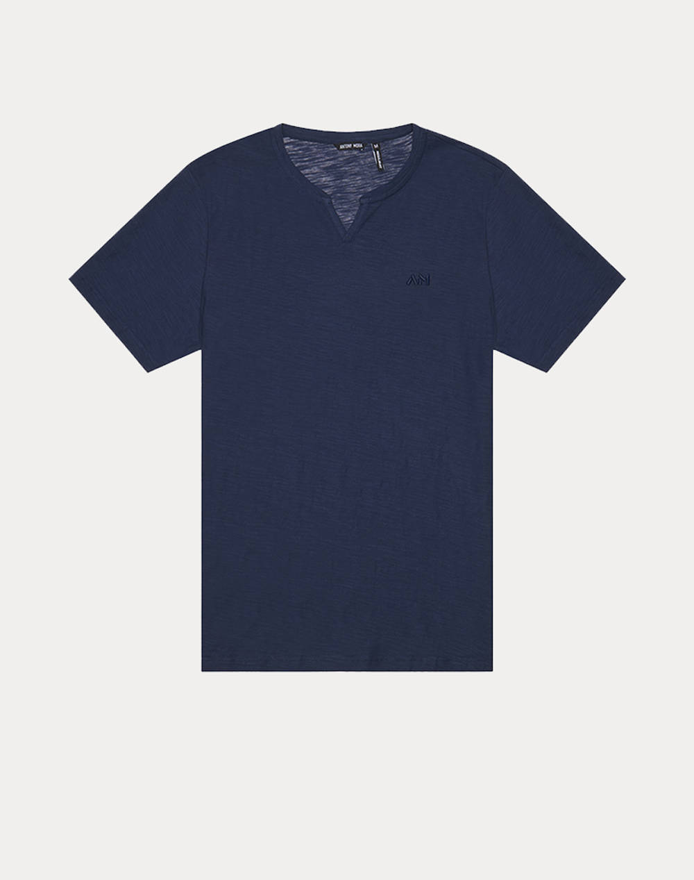 ANTONY MORATO MMKS02483FA100246 MIN OF 6 T-SHIRT REGULAR FIT IN SLUB COTTON FABRIC WITH EMBROIDERY LOGO ON FRONT BLUZA DE BARBATI