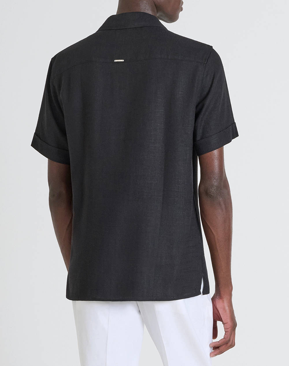 ANTONY MORATO MMSS00189FA400099 MIN OF 6 SHIRT HONOLULU RELAXED STRAIGHT FIT IN SOFT TOUCH VISCOSE LINEN BLEND FABRIC BLUZA DE BARBATI