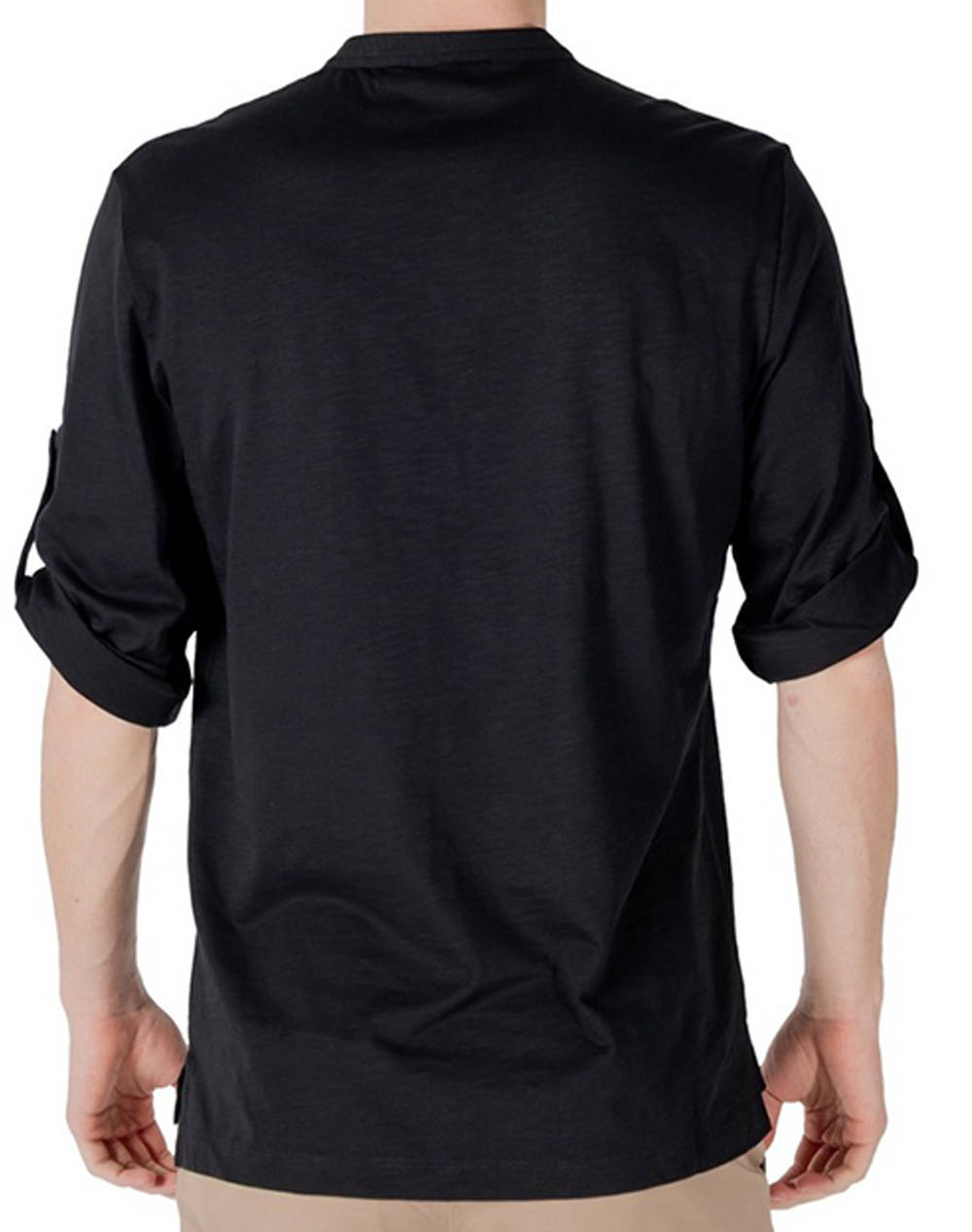 ANTONY MORATO MMKL00334FA100260 MIN OF 6 T-SHIRT REGULAR FIT IN SLUB COTTON FABRIC WITH EMBROIDERY LOGO ON FRONT BLUZA DE BARBATI