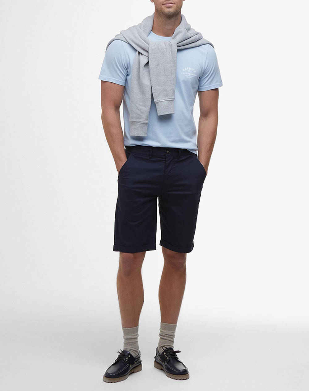 BARBOUR BLUZA T-SHIRT K/M