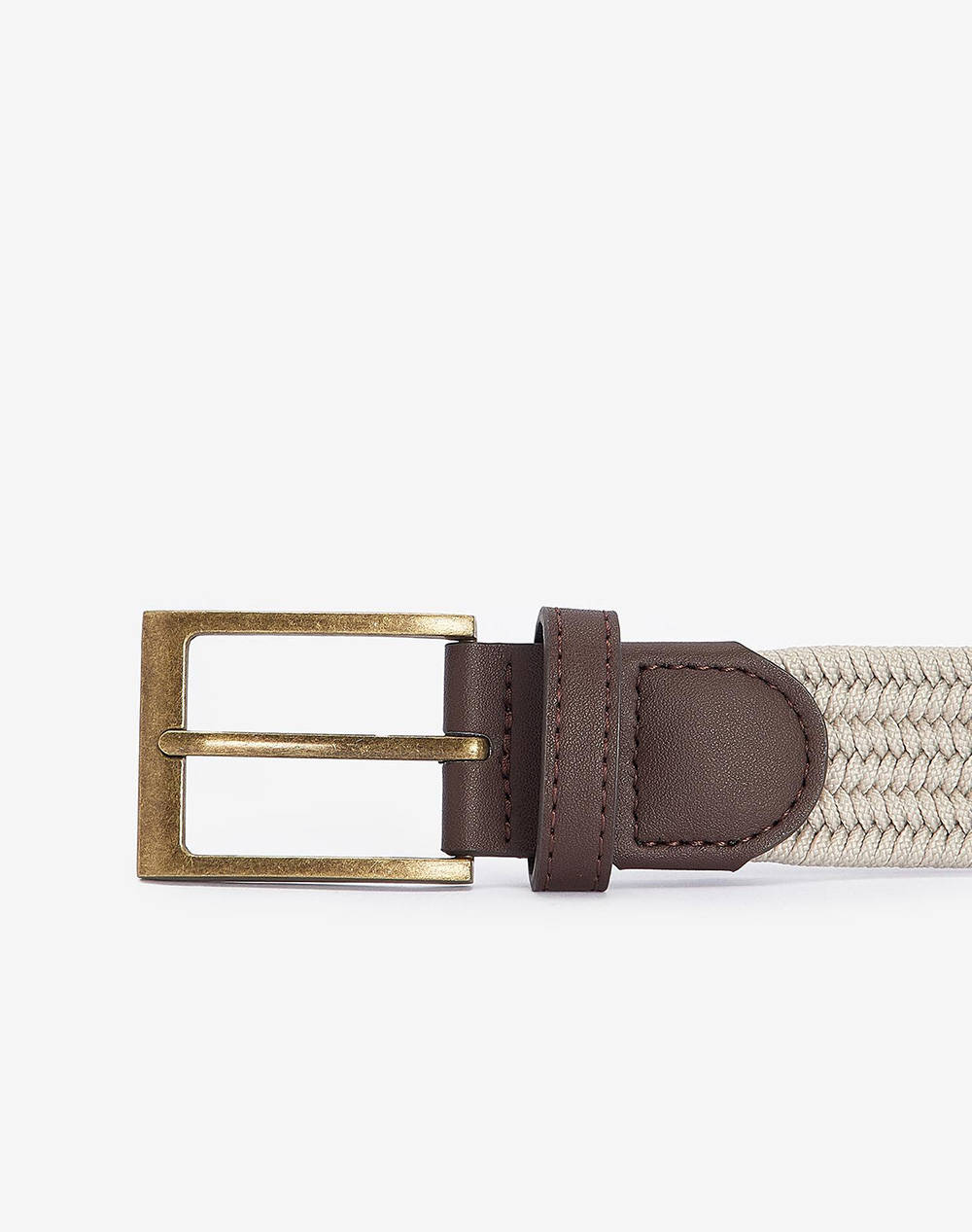 BARBOUR NEVIS WEB BELT RUSSET