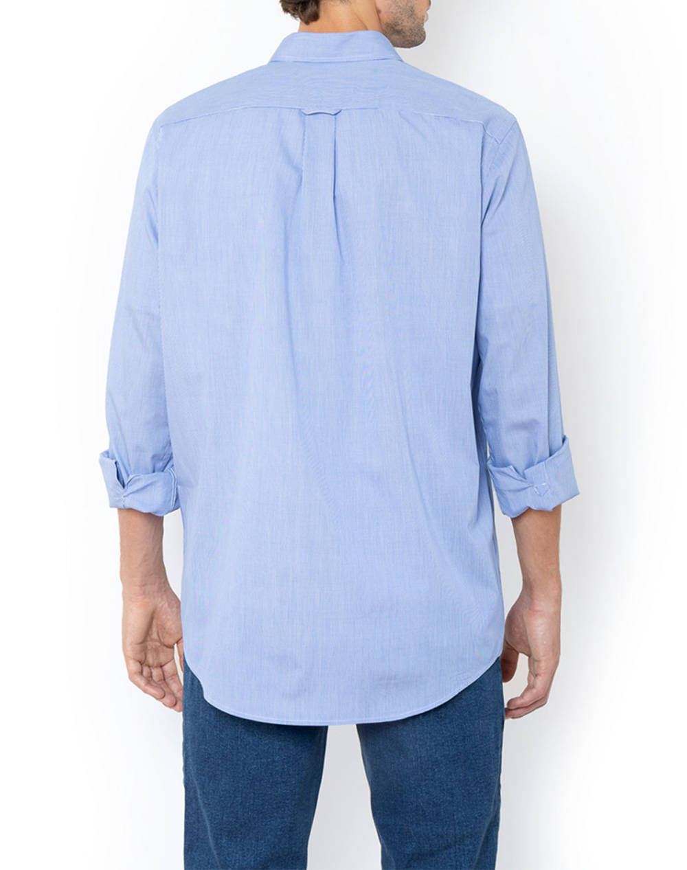 THE BOSTONIANS CAMASA CHESTER POPLIN REGULAR FIT MiniCheck POPLIN Button-down Regular Fit