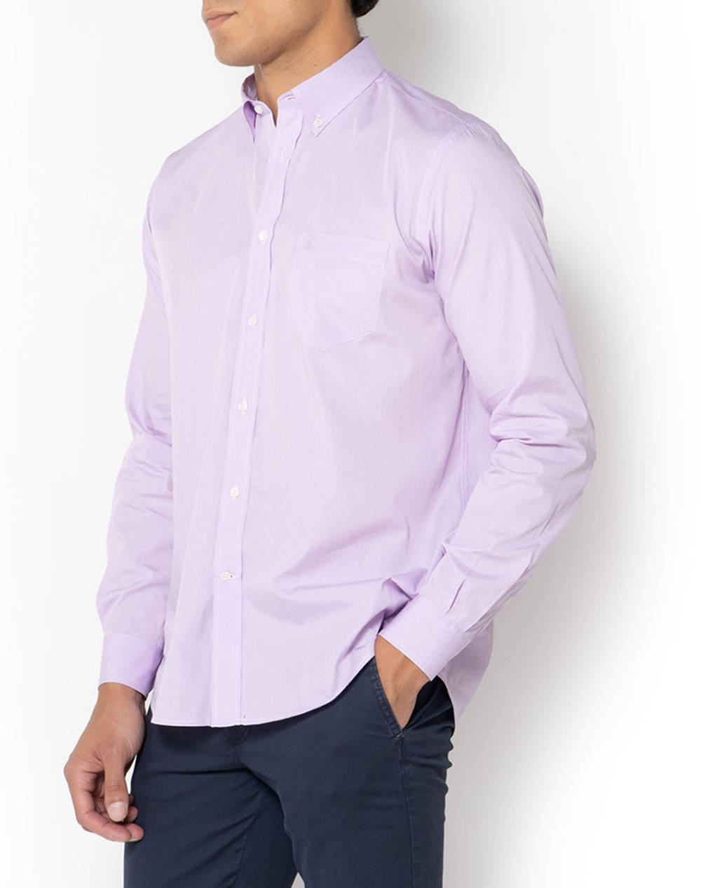 THE BOSTONIANS CAMASA CHESTER POPLIN REGULAR FIT MiniCheck POPLIN Button-down Regular Fit