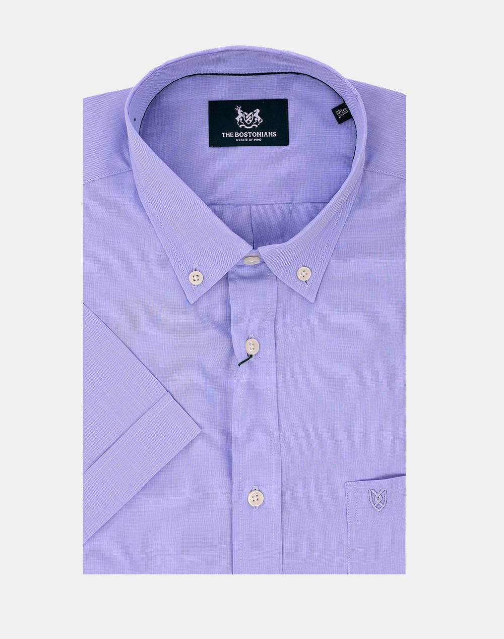 THE BOSTONIANS CAMASA FIL A FIL REGULAR FIT Plain FIL A FIL Button-down Regular Fit