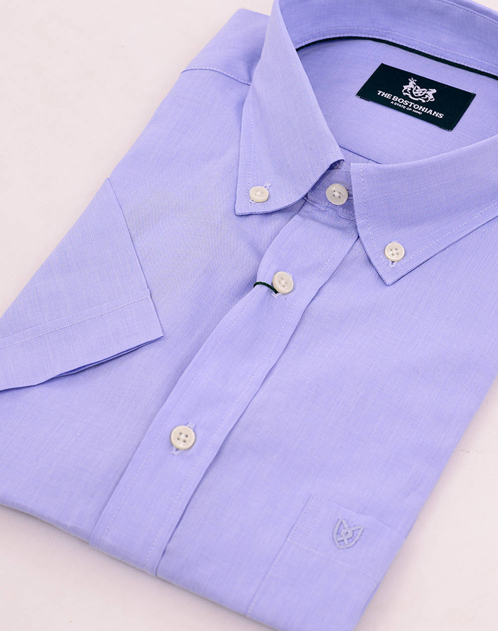 THE BOSTONIANS CAMASA FIL A FIL REGULAR FIT Plain FIL A FIL Button-down Regular Fit