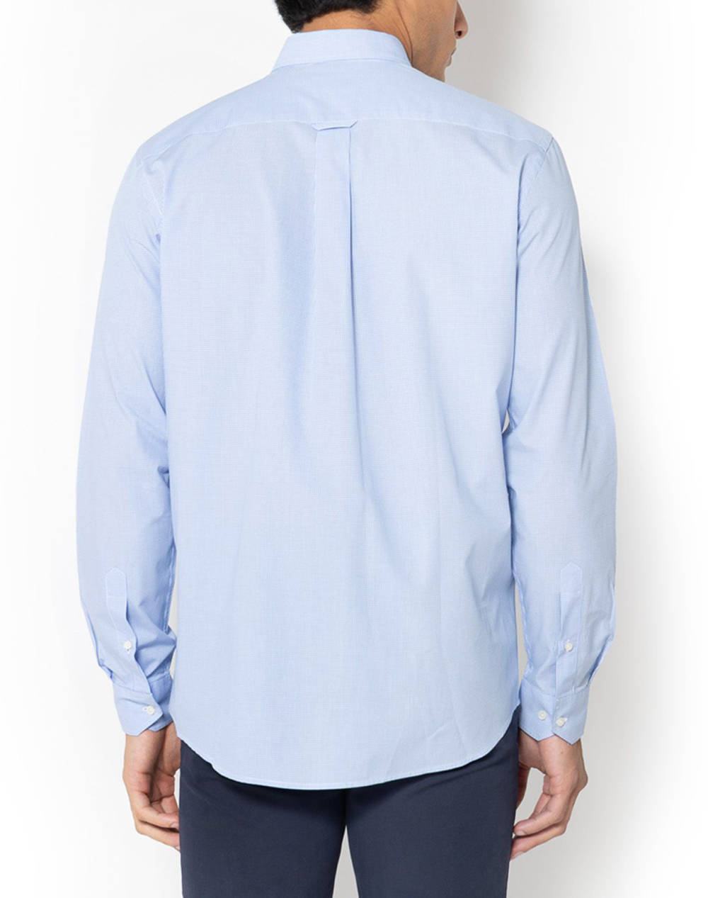 THE BOSTONIANS CAMASA CHESTER POPLIN REGULAR FIT MiniCheck POPLIN Button-down Regular Fit