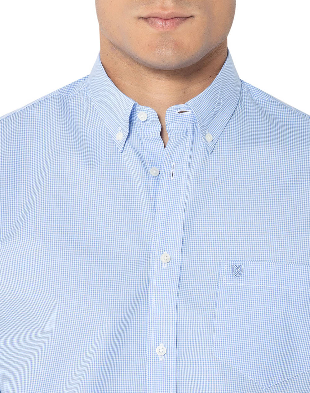 THE BOSTONIANS CAMASA CHESTER POPLIN REGULAR FIT MiniCheck POPLIN Button-down Regular Fit