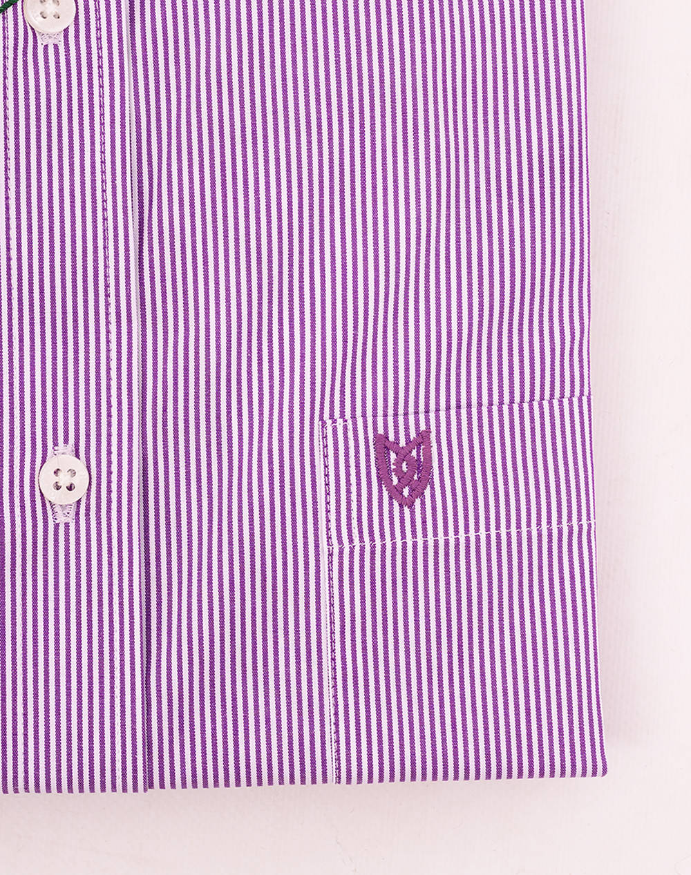 THE BOSTONIANS CAMASA ACORN POPLIN REGULAR FIT Stripe POPLIN Button-down Regular Fit