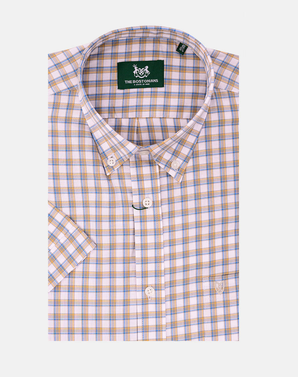 THE BOSTONIANS CAMASA MAVERICK OXFORD REGULAR FIT MedCheck OXFORD Button-down Regular fit