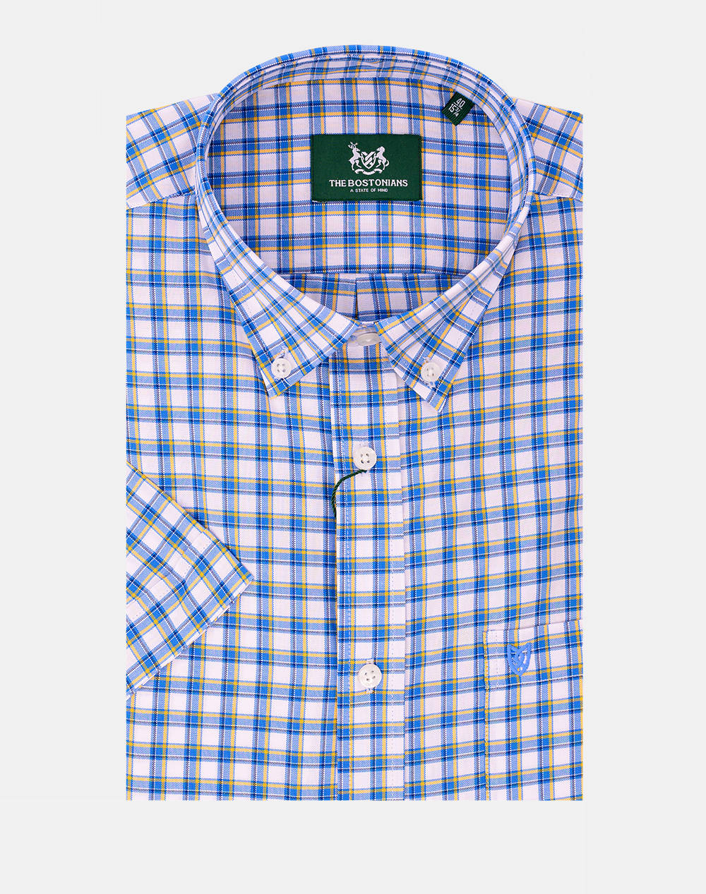 THE BOSTONIANS CAMASA MAVERICK OXFORD REGULAR FIT MedCheck OXFORD Button-down Regular fit