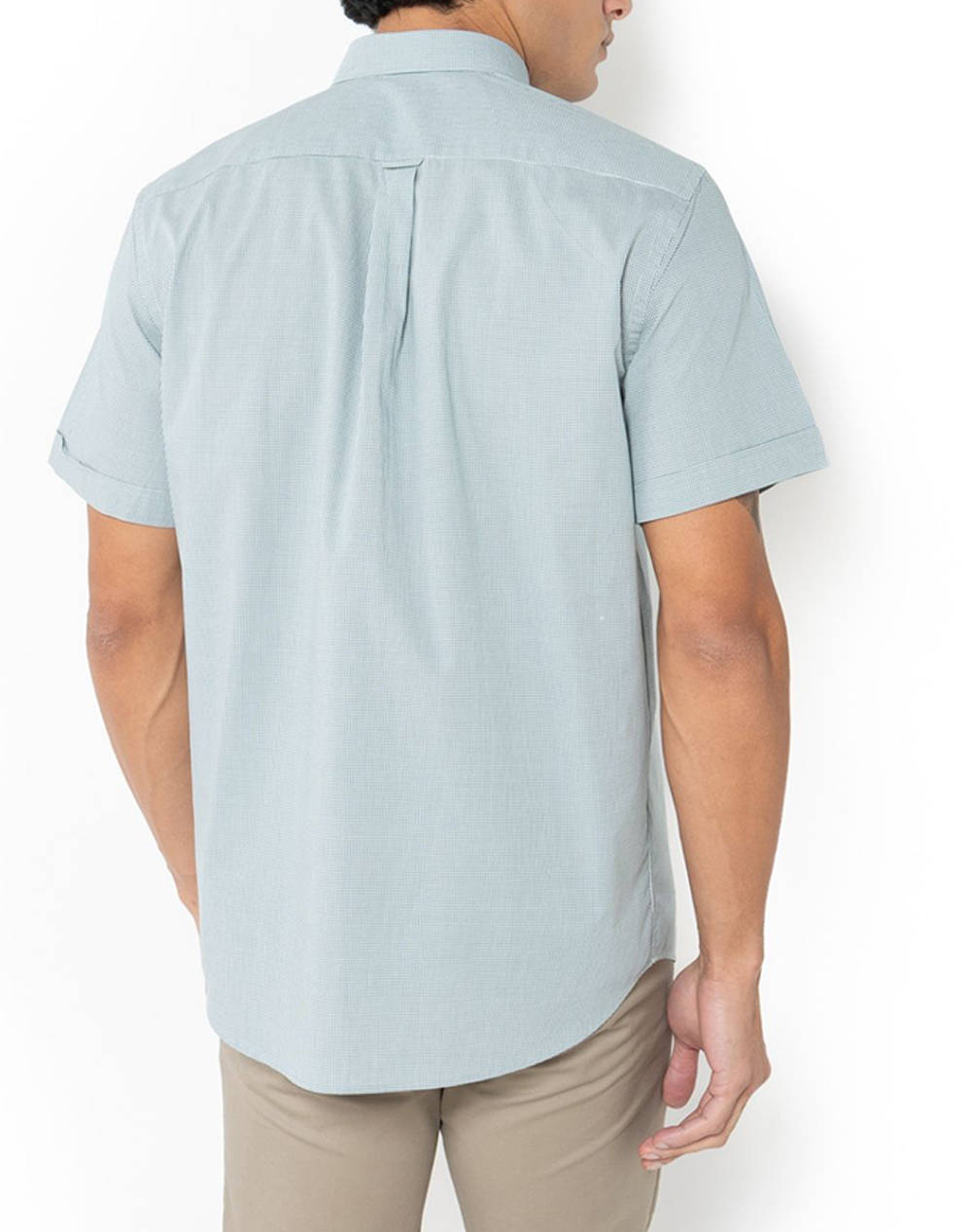 THE BOSTONIANS CAMASA CHESTER REGULAR FIT MiniCheck POPLIN Button-down Regular Fit
