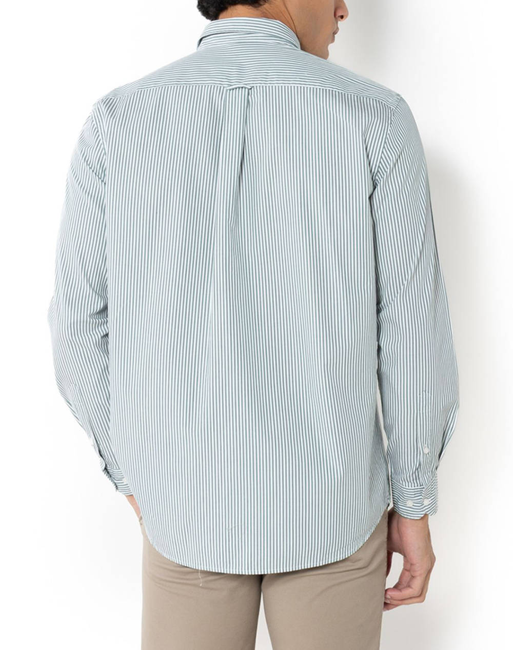 THE BOSTONIANS CAMASA ACORN POPLIN REGULAR FIT Stripe POPLIN Button-down Regular Fit
